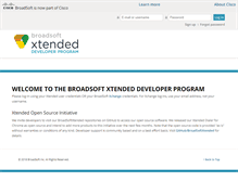 Tablet Screenshot of developer.broadsoft.com